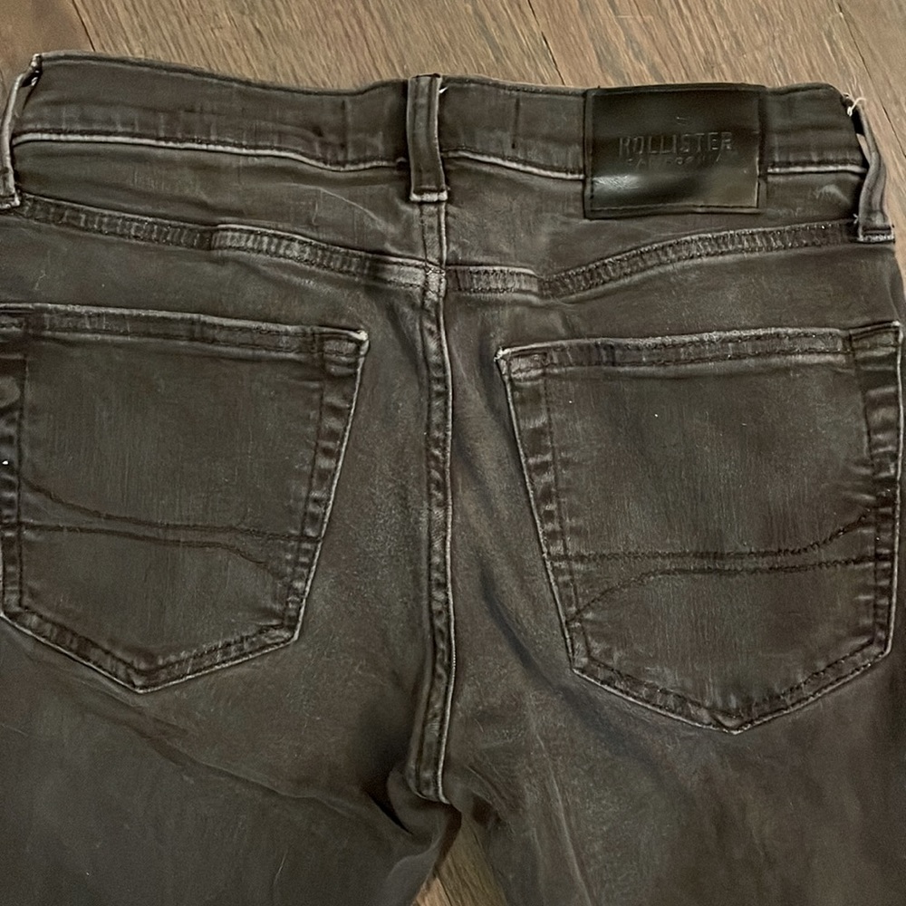 MENS HOLLISTER DISTRESSED SKINNY JEANS - Picture 6 of 6